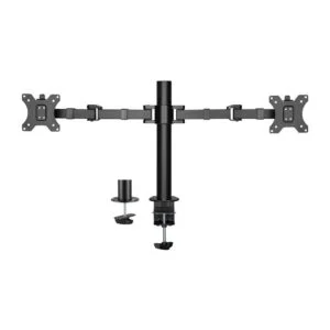 ACT AC8326 | Verstelbare Monitor-bureaubeugel | Tot 32" | Max 12kg | VESA 100x100 | 2 Monitoren