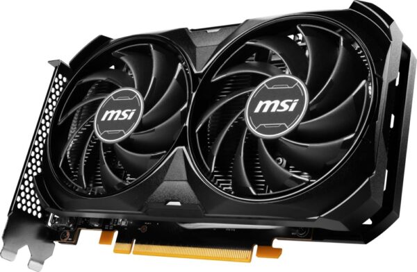 MSI GeForce RTX 4060 Ventus 2X Black OC | 8GB GDDR6 VRAM | Videokaart | GPU | Nvidia