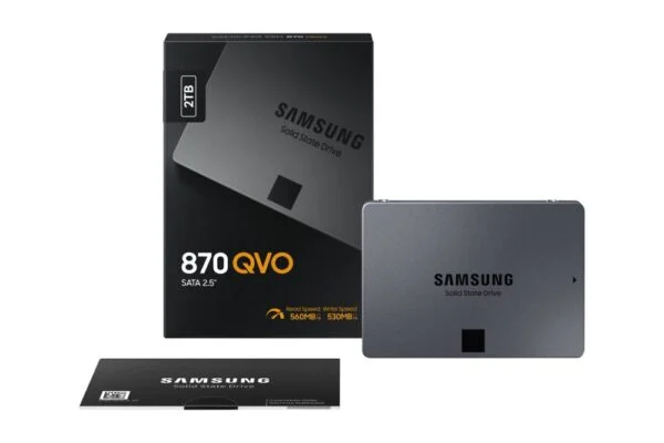 Samsung 870 QVO | 2TB SATA SSD | 2.5" | 560 MB/s Lezen | 530 MB/s Schrijven