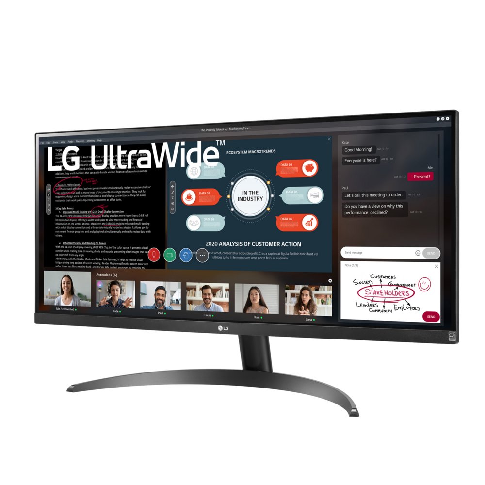 LG 29WP500-B 29" | 2560x1080 IPS | 75Hz | Ultrawide Monitor - Image 3
