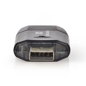 Nedis CRDRU2100BK | Geheugenkaartlezer | USB 2.0 | Zwart