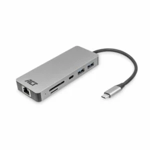 ACT AC7092 USB-C Hub 3.0 | 2x USB-A & 2x USB-C Poorten | 5 Gbps | Aluminium Behuizing | 12 cm Kabel