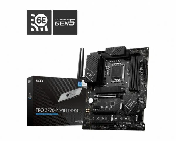 MSI PRO Z790-P WIFI | Socket LGA 1700 | Intel Z790 | 4xDDR5 | ATX | Moederbord