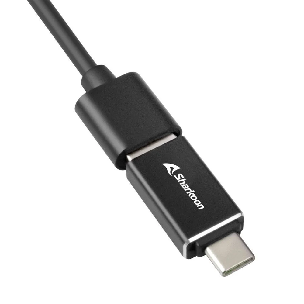 Sharkoon 4044951037575 | Docking Station & Poortreplicator | USB-C 3.2 Gen 1 | Draadloos | Zwart - Image 3