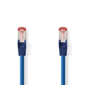 Nedis netwerkkabel | Cat6 | S/FTP (S-STP) | 2 m | Blauw | CCGP85221BU20