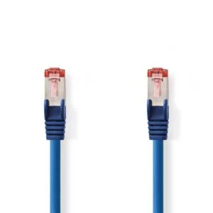 Nedis netwerkkabel | Cat6 | S/FTP (S-STP) | 2 m | Blauw | CCGP85221BU20
