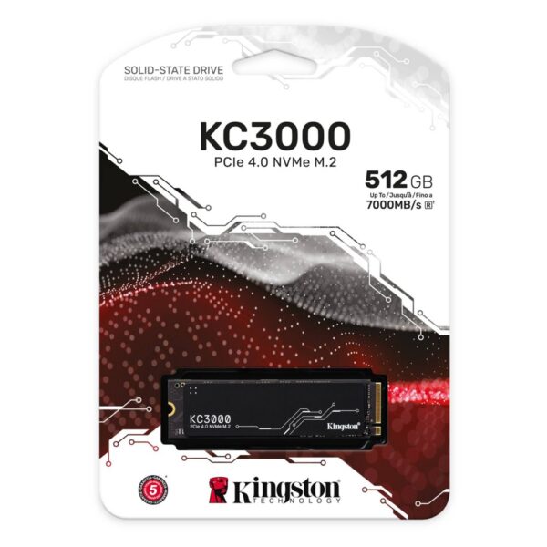 Kingston KC3000 | 512GB M.2 NVMe SSD | PCIe 4.0 x4 | 3D TLC NAND
