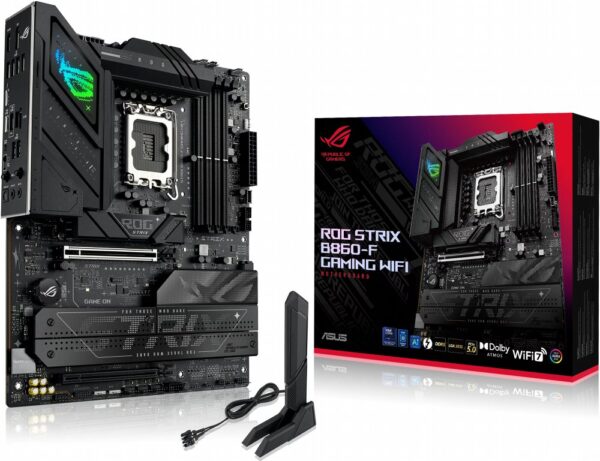 ASUS ROG Strix B860-F GAMING WIFI | Socket LGA 1851 | Intel B860 | 4xDDR5 | ATX | Moederbord