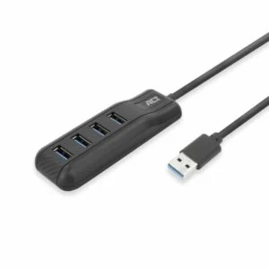 ACT AC6320 | USB 3.2 Gen 1 Interface Hub | Type-A | 5 Gbps | Zwart