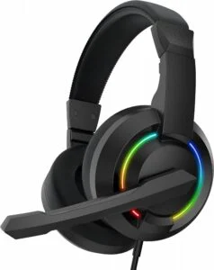 Baracuda HYDRA RGB Rainbow | Gaming Headset 3,5mm & USB | Zwart
