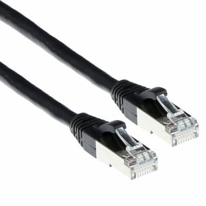 ACT netwerkkabel | Cat6A | S/FTP (S-STP) | 30 m | Zwart | FB6930