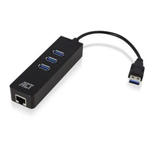 ACT AC6310 | USB 3.2 Gen 1 Interface Hub | Type-A | 5 Gbps | Zwart