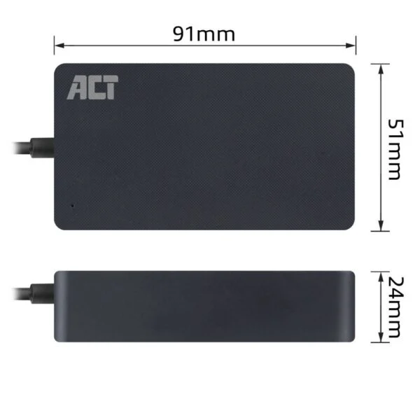ACT AC2000 | Netvoeding | Binnengebruik | 45 W | Zwart