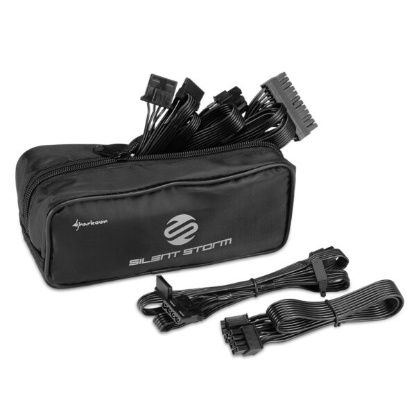 Sharkoon SilentStorm SFX | 500 Watt Gold ATX PSU | Modulair | Power Supply | Voeding