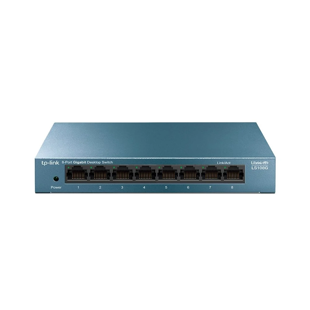 TP-Link LS108G | Unmanaged Switch | 8 Poorten | Gigabit Ethernet (10/100/1000 Mbps) | Desktop