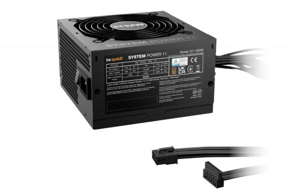 be quiet! System Power 11 550W | 550 Watt Bronze ATX PSU | Niet Modulair | Power Supply | Voeding