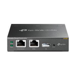 TP-Link Omada OC200 Cloud Controller | 2x 10/100 Mbps Ethernet | PoE Voeding | Zwart