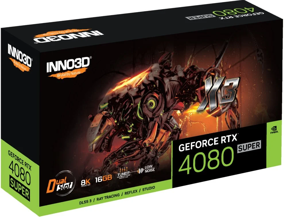 Inno3D GeForce RTX 4080 SUPER X3 | 16GB GDDR6X VRAM | Videokaart | GPU | Nvidia - Image 4