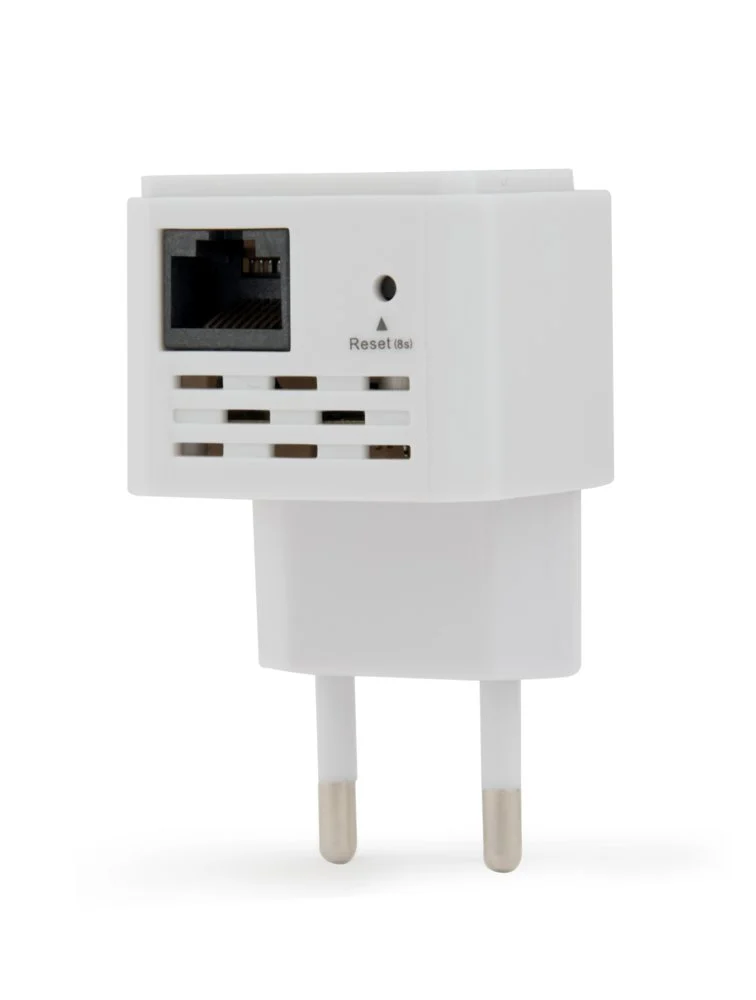 Gembird WNP-RP300-03 | WiFi Repeater | 300 Mbit/s | 2.4 GHz | 1x LAN | Wit