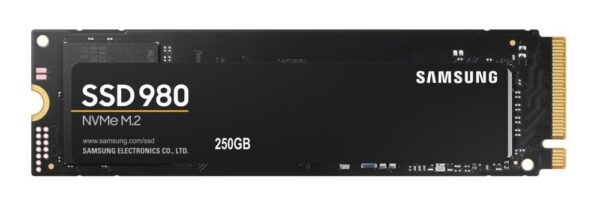 Samsung 980 | 250GB NVMe SSD | M.2 | Gen3 | 2.900MB/s Lezen | 1.300MB/s Schrijven