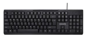 QWARE Wired Keyboard Liverpool Zwart