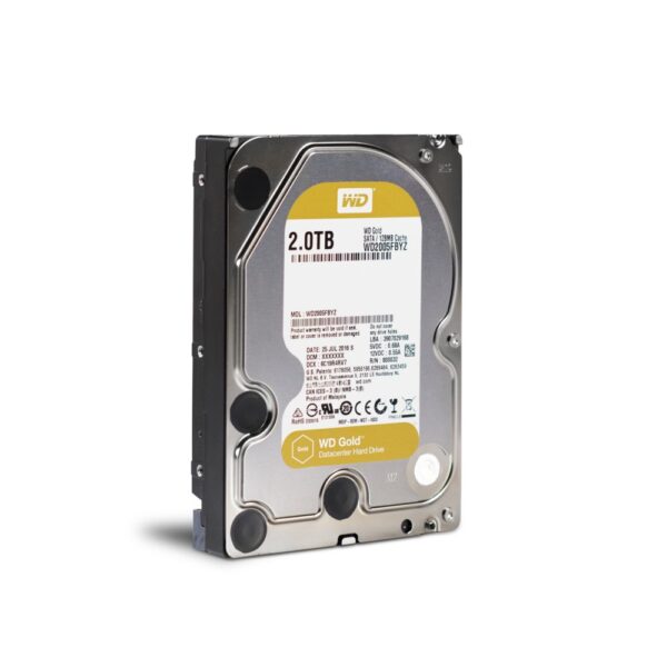 Western Digital Gold HDD 3.5" | 2TB SATA III | 7200RPM
