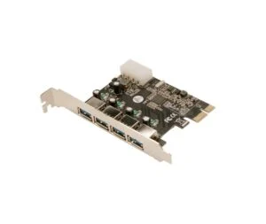 LogiLink PC0057A | PCI Express USB 3.2 Gen 1 (3.1 Gen 1) Kaart | 4x USB-A Poorten | 5 Gbit/s | Intern
