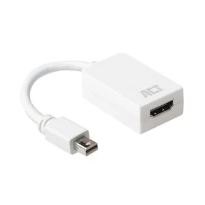 ACT AC7525 | Mini DisplayPort naar HDMI Adapter | 0,15 m | Wit