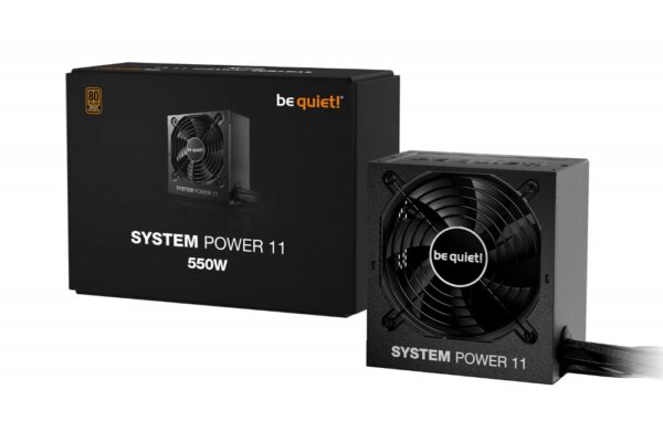 be quiet! System Power 11 550W | 550 Watt Bronze ATX PSU | Niet Modulair | Power Supply | Voeding