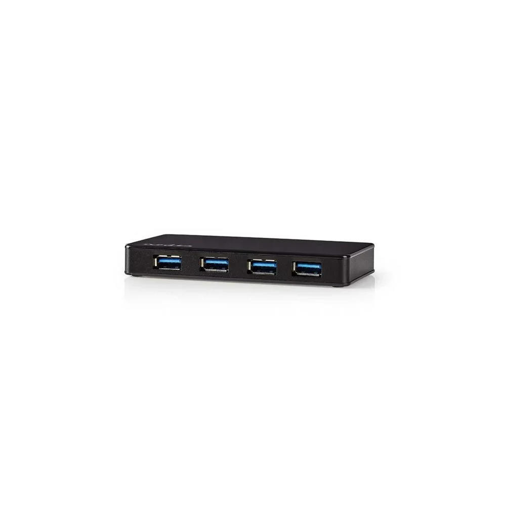 Nedis UHUBU3420BK | Interface Hub USB 3.2 Gen 1 (3.1 Gen 1) Micro-B | Zwart