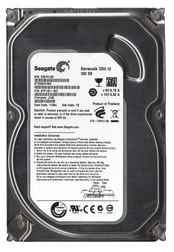 Seagate HDD 3.5" | 250GB SATA III | 7200RPM