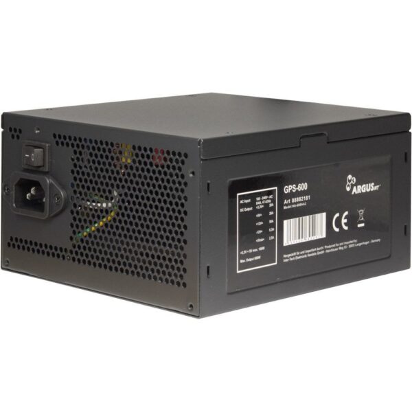 Inter-Tech Argus GPS-600 | 600 Watt Gold ATX PSU | Power Supply | Voeding