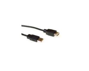 ACT | USB 2.0 Verlengkabel | USB-A Male naar USB-A Female | Zwart