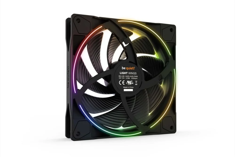 be quiet! Light Wings 140mm PWM High-Speed | 140mm Behuizingsventilator | Zwart | Triple Pack (3 stuks) - Image 5