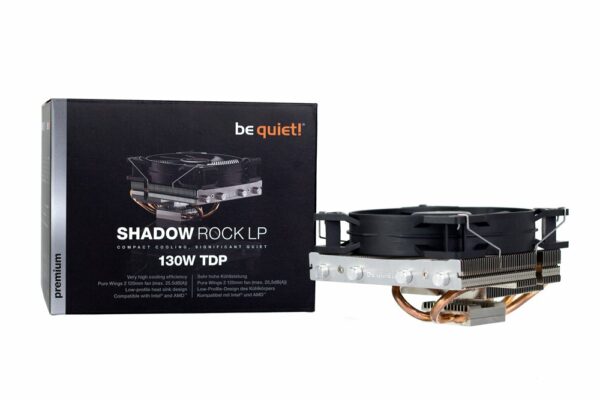 be quiet! Shadow Rock | 130W TDP | Low Profile | CPU Luchtkoeler