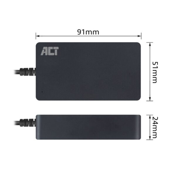 ACT AC2050 | Netvoeding | Binnengebruik | 45 W | Zwart