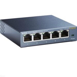 TP-Link TL-SG105 | Unmanaged Switch | 5 Poorten | Gigabit Ethernet (10/100/1000 Mbps) | Zwart