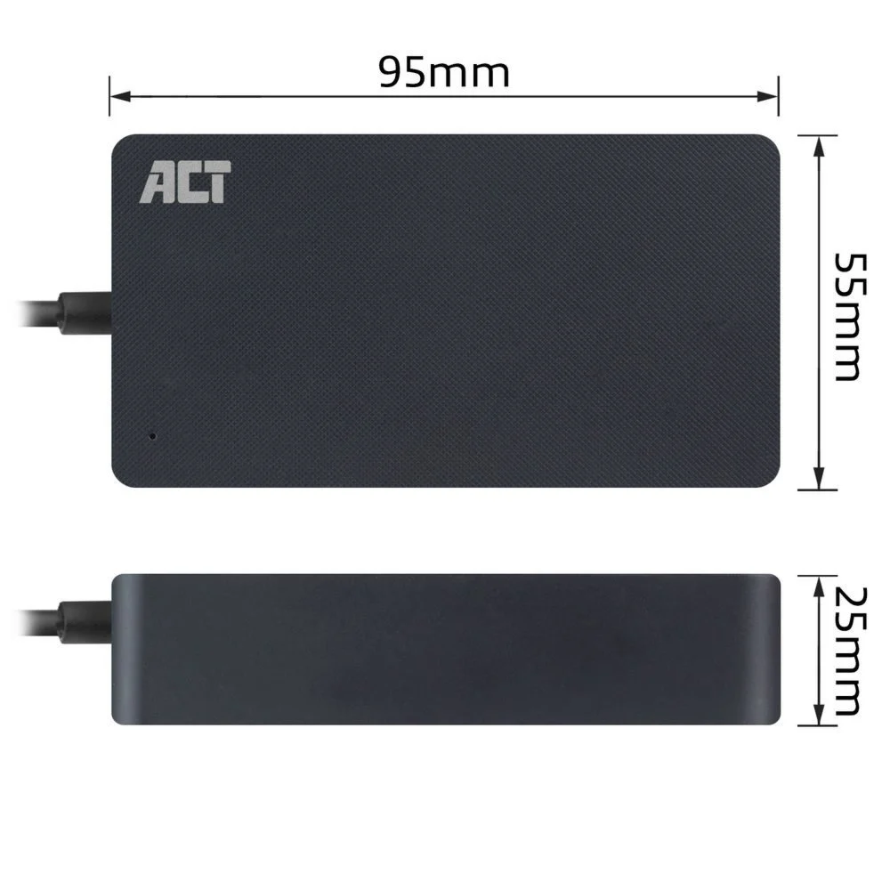 ACT AC2005 | Universele USB-C Notebook Lader | 65 Watt PDP | 2,75 Meter - Image 5