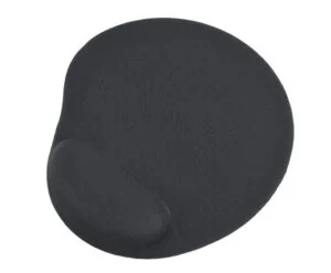 Gembird MP-GEL-BLACK | Ergonomische Muismat | Zwart