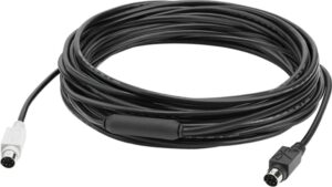 Logitech GROUP 10m Extender Cable 939-001487 | Mini-DIN-6 | Voor grote vergaderruimtes | Zwart