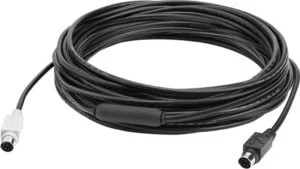 Logitech GROUP 10m Extender Cable 939-001487 | Mini-DIN-6 | Voor grote vergaderruimtes | Zwart