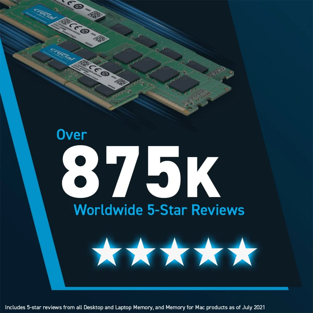 Crucial | 32GB 2x16GB DDR5 | 4800MHz | DIMM | CL40 | Geheugenmodule | RAM - Image 3