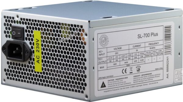 Inter-Tech SL-700 | 700 Watt ATX PSU | Power Supply | Voeding