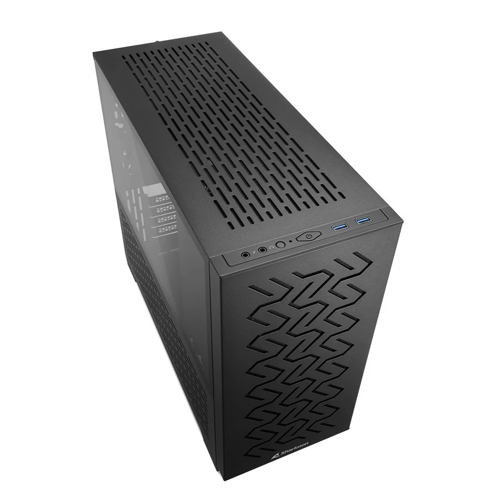 Sharkoon MS-Z1000 | Micro Tower Case | Zwart - Image 4