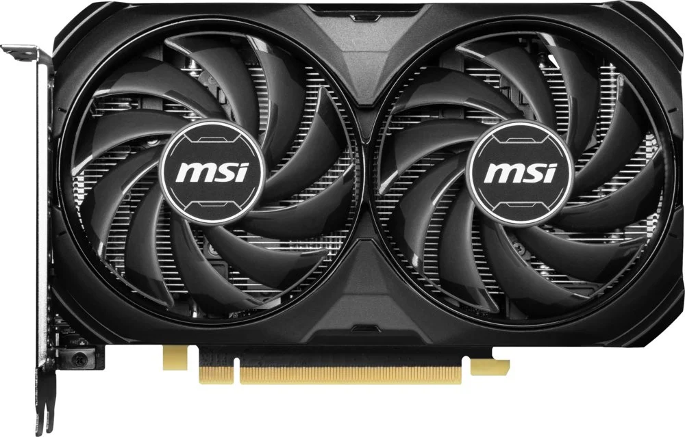 MSI GeForce RTX 4060 Ti VENTUS 2X BLACK OC | 8GB GDDR6 VRAM | Videokaart | GPU | Nvidia