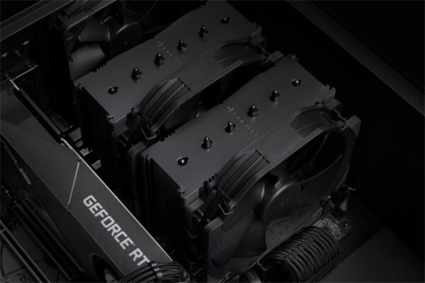 Noctua NH-D15 chromax.black | 250W TDP | 165mm Hoogte | 140mm Fans | CPU Luchtkoeler