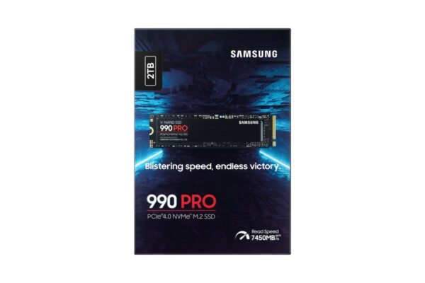 Samsung 990 PRO | 2TB NVMe SSD | M.2 Gen4 | 7.450MB/s Lezen | 6.900MB/s Schrijven