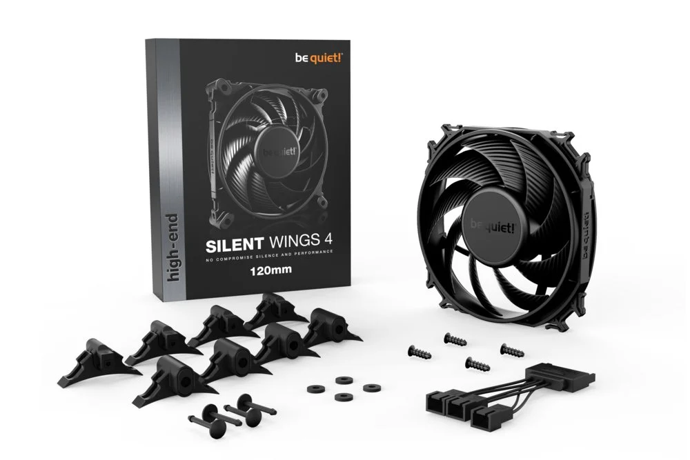 be quiet! Silent Wings 4 | 120mm Behuizingsventilator | Zwart | Single Pack (1 stuk) - Image 5