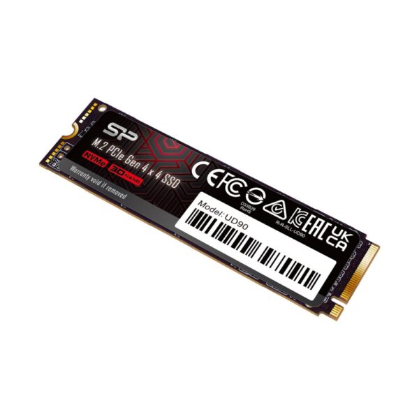 Silicon Power UD90 | 2TB NVMe SSD | M.2 | Gen4 | 5.000MB/s Lezen | 4.800MB/s Schrijven