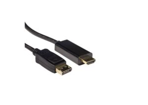 ACT AK3992 | DisplayPort naar HDMI Kabel | 5 m | Zwart
